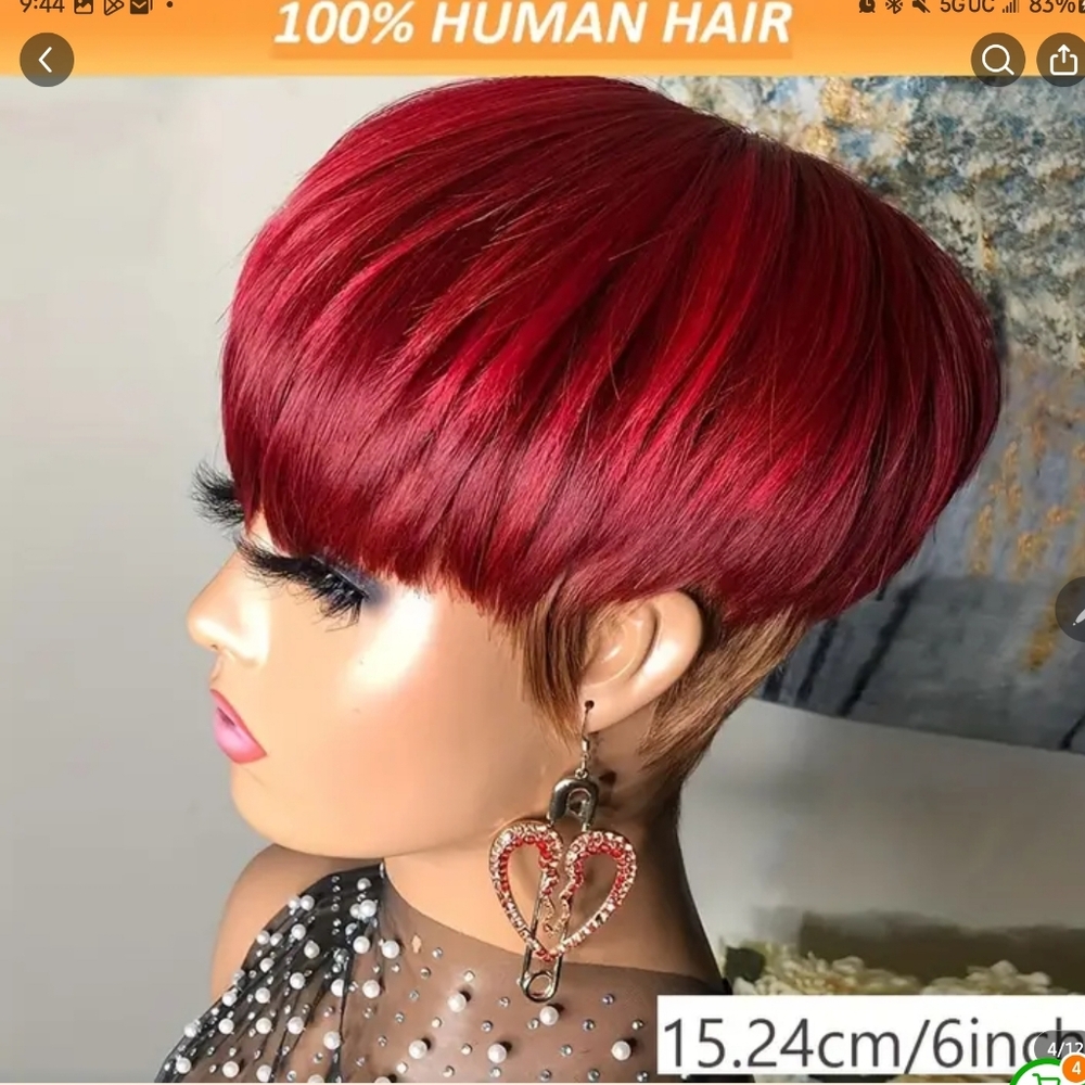 Pixie Cut Wigs For Women Human Hair Brazilian Real Human Hair Wigs